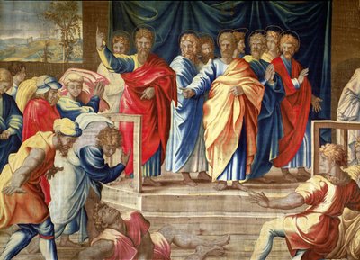 The Acts of the Apostles, The Mortlake Tapestries by Raffaello Sanzio Raphael
